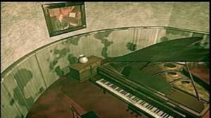 Piano room with portrait in Another Code: Trace Memory
