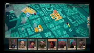 Tactical interface showing hero assignments in Dispatch