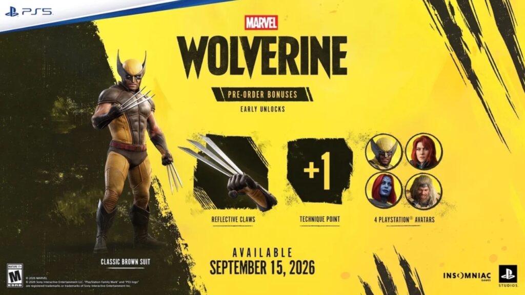 marvels wolverine pre order bonus