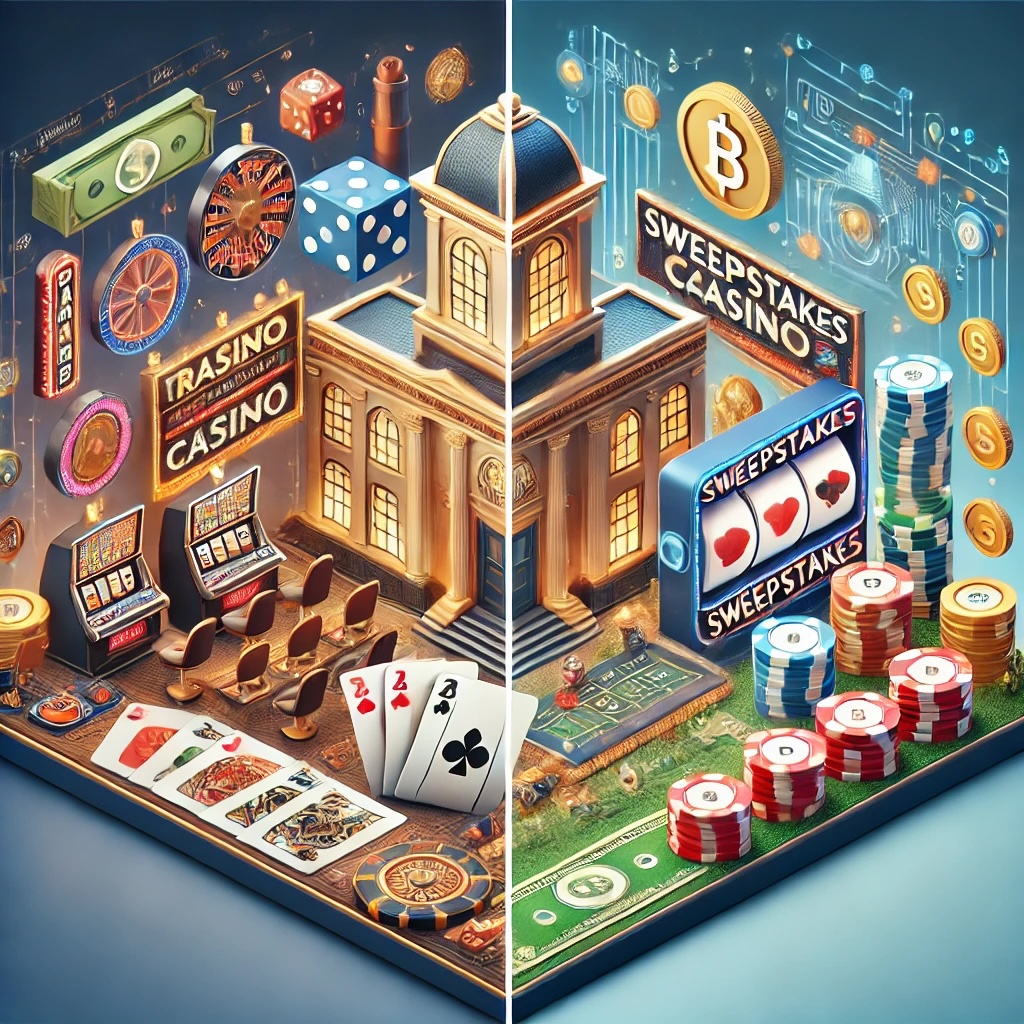 Sweepstake Casinos Vs Traditional Casinos