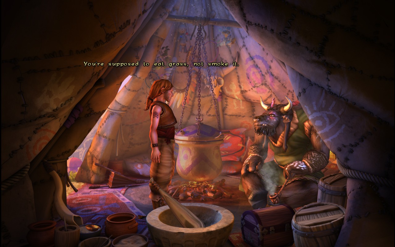Screenshot for The Book of Unwritten Tales hands-on Screenshot for The Book of Unwritten Tales hands-on