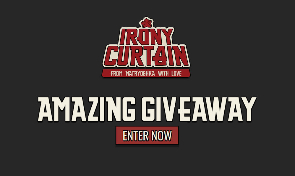 Irony Curtain giveaway!